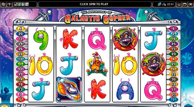 Royalvegas - Galactic Gopher Slot